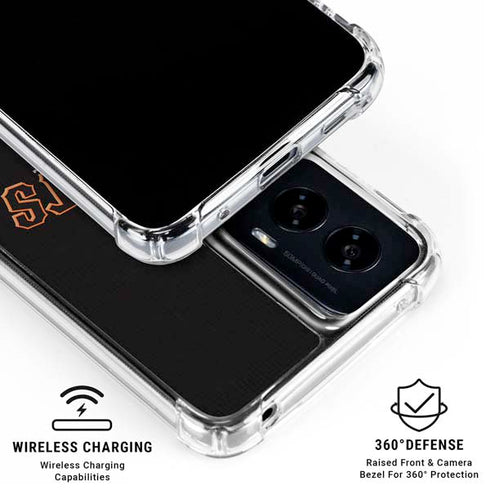 MLB San Francisco Giants Split Moto G Power 5G (2024) Clear Case