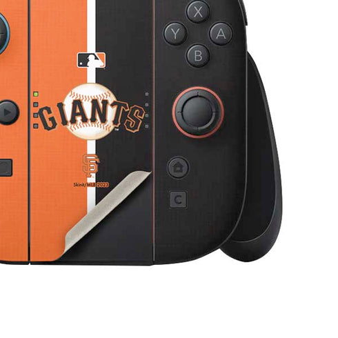 MLB San Francisco Giants Split Nintendo Switch 2 (2025) Joy-Con Controller Skin
