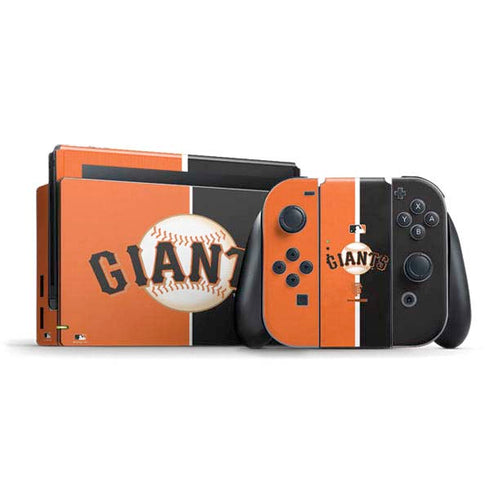 MLB San Francisco Giants Split Nintendo Skins