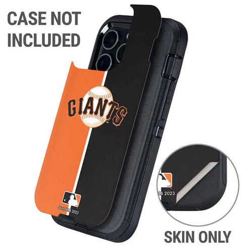 MLB San Francisco Giants Split Otterbox Defender iPhone Skin