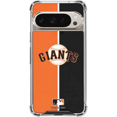MLB San Francisco Giants Split Pixel 9/9 Pro Clear Case