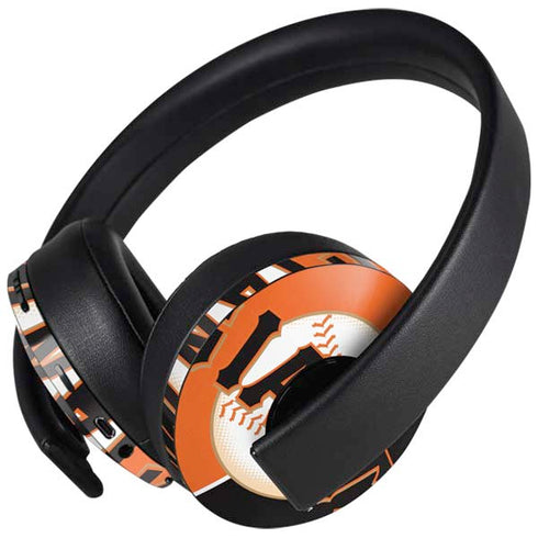MLB San Francisco Giants Split PlayStation 4 Gold Wireless Headset Skin