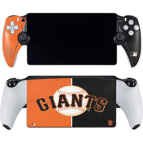 MLB San Francisco Giants Split PlayStation Portal Remote Player Skin