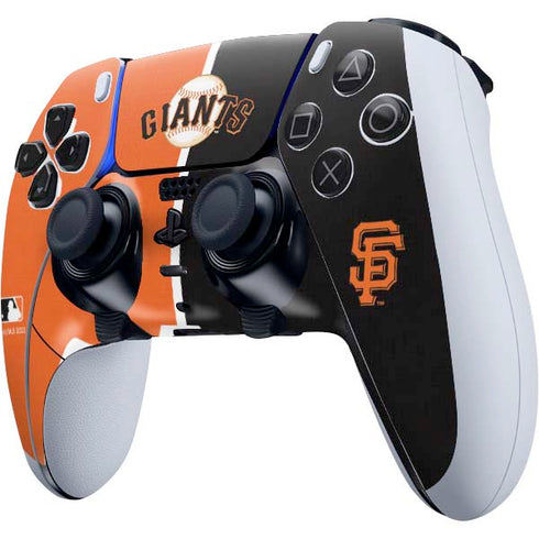 MLB San Francisco Giants Split PS5 DualSense Edge Pro Controller Skin
