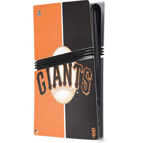MLB San Francisco Giants Split PS5 Pro Console Skin