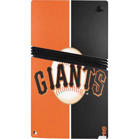 MLB San Francisco Giants Split PS5 Pro Console Skin