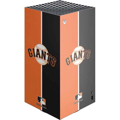 MLB San Francisco Giants Split XBox Series X Digital Edition Console Skin