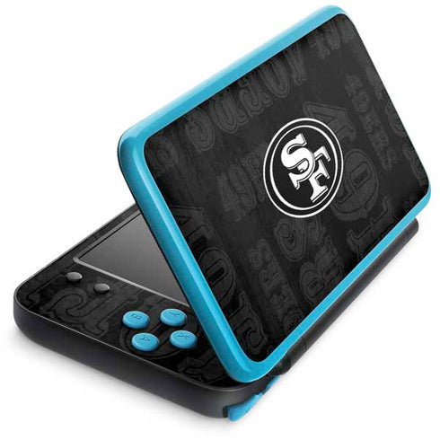 NFL San Franciso 49ers Black & White Nintendo Skins