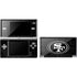 NFL San Franciso 49ers Black & White Nintendo Skins