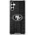 NFL San Franciso 49ers Black & White Gabb Phone 4 Clear Case