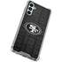 NFL San Franciso 49ers Black & White Gabb Phone 4 Clear Case