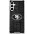NFL San Franciso 49ers Black & White Galaxy A16 5G Clear Case