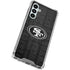 NFL San Franciso 49ers Black & White Galaxy A16 5G Clear Case