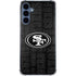 NFL San Franciso 49ers Black & White Galaxy A35 5G Clear Case