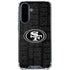 NFL San Franciso 49ers Black & White Galaxy A36 5G Clear Case