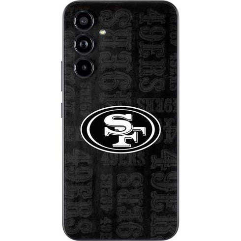 NFL San Franciso 49ers Black & White Galaxy A54 5G Skin