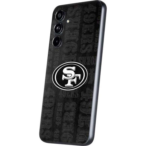 NFL San Franciso 49ers Black & White Galaxy A54 5G Skin