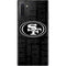 NFL San Franciso 49ers Black & White Galaxy Note 10 Plus Skin