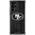 NFL San Franciso 49ers Black & White Galaxy S23 Ultra Clear Case