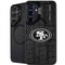 NFL San Franciso 49ers Black & White Galaxy S24 FE Kickstand Case
