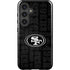 NFL San Franciso 49ers Black & White Galaxy S25 Impact Case