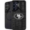 NFL San Franciso 49ers Black & White Galaxy S25 Kickstand Case