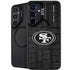NFL San Franciso 49ers Black & White Galaxy S25 Kickstand Case