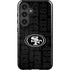 NFL San Franciso 49ers Black & White Galaxy S25 Plus Impact Case