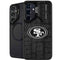 NFL San Franciso 49ers Black & White Galaxy S25 Plus Kickstand Case