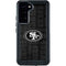 NFL San Franciso 49ers Black & White Galaxy S24 Plus Waterproof Case