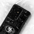 NFL San Franciso 49ers Black & White Galaxy S24 Ultra Waterproof Case