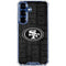 NFL San Franciso 49ers Black & White Galaxy S25 Plus Clear Case