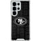 NFL San Franciso 49ers Black & White Galaxy S25 Ultra Clear Case