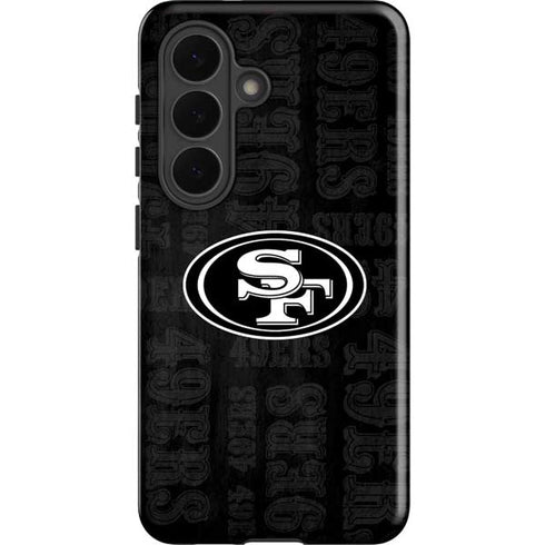 NFL San Franciso 49ers Black & White Galaxy S26 Impact Case