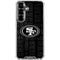NFL San Franciso 49ers Black & White Galaxy S26 Plus Clear Case