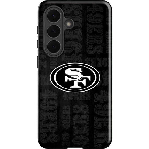 NFL San Franciso 49ers Black & White Galaxy S26 Plus Impact Case