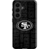 NFL San Franciso 49ers Black & White Galaxy S26 Plus Impact Case