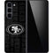 NFL San Franciso 49ers Black & White Galaxy Z Fold5 5G Skin