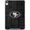 NFL San Franciso 49ers Black & White iPad 11th Gen (2025) Clear Case