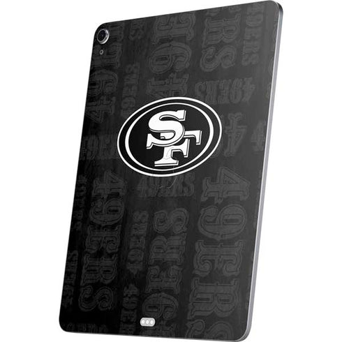 NFL San Franciso 49ers Black & White Apple iPad Air Skin
