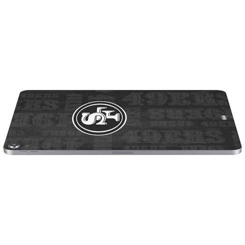NFL San Franciso 49ers Black & White Apple iPad Air Skin
