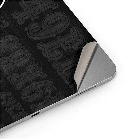 NFL San Franciso 49ers Black & White Apple iPad Air Skin