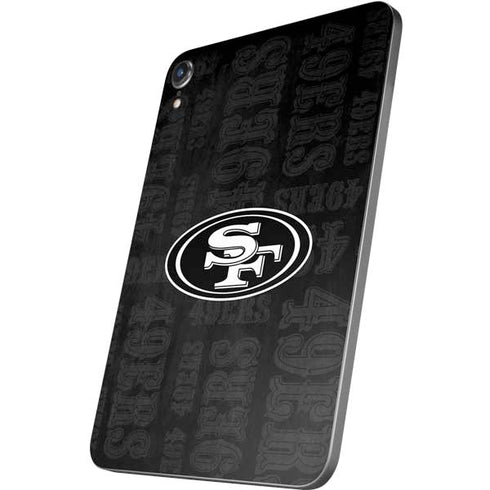 NFL San Franciso 49ers Black & White Apple iPad Mini Skin