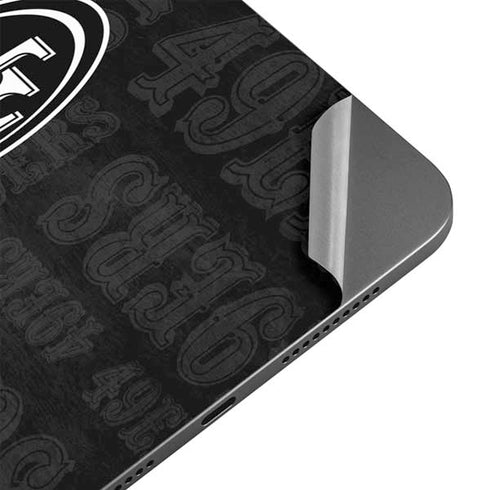 NFL San Franciso 49ers Black & White Apple iPad Mini Skin