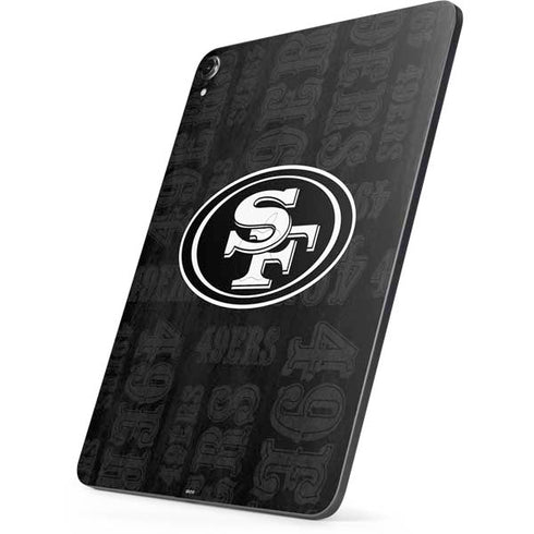 NFL San Franciso 49ers Black & White Apple iPad Pro Skin
