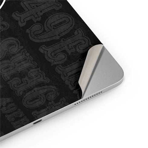 NFL San Franciso 49ers Black & White iPad Pro 13in M4 (2024) Skin