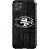 NFL San Franciso 49ers Black & White iPhone Cases