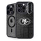 NFL San Franciso 49ers Black & White iPhone 14 Pro Kickstand Case