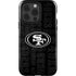 NFL San Franciso 49ers Black & White iPhone 15 Pro Impact Case