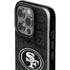 NFL San Franciso 49ers Black & White iPhone 15 Pro Impact Case